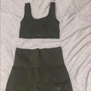 Jade SET active box cut bra